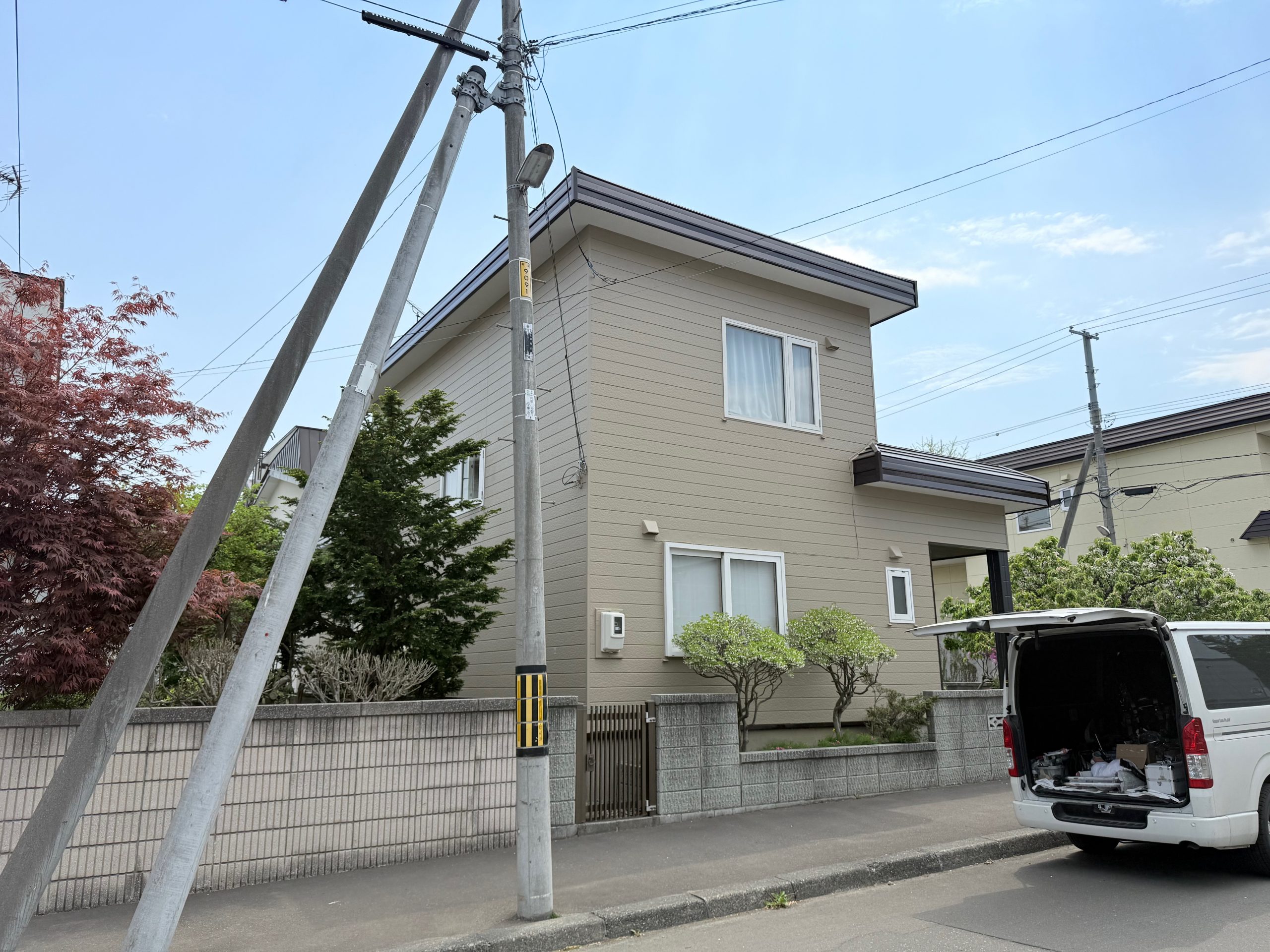 札幌市南区 T様宅 外壁・屋根塗装工事 施工後