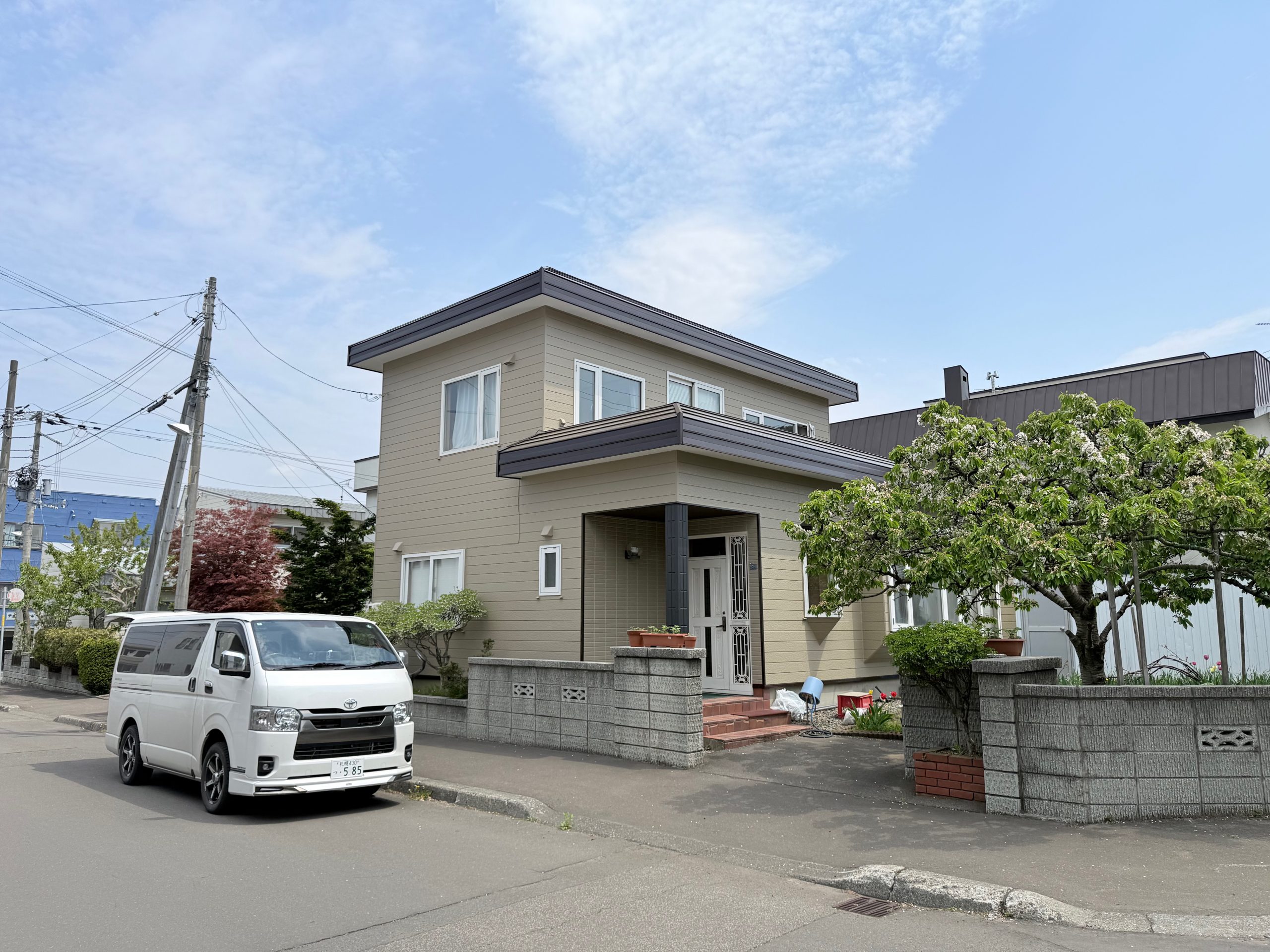 札幌市南区 T様宅 外壁・屋根塗装工事 施工後